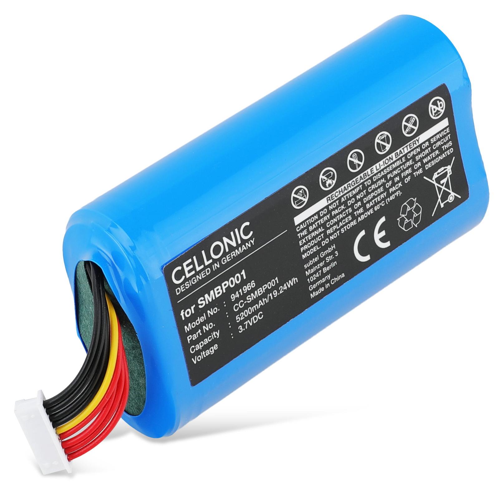 CELLONIC 1x Akku für Zahlungsterminal / POS Kompatibel mit Sunmi V2, P1, V1s - (5200mAh , 3.7V) 941966