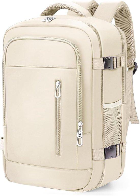 Famanu Handgepäck 40×20×25 für Ryanair - Beige SHSHOP
