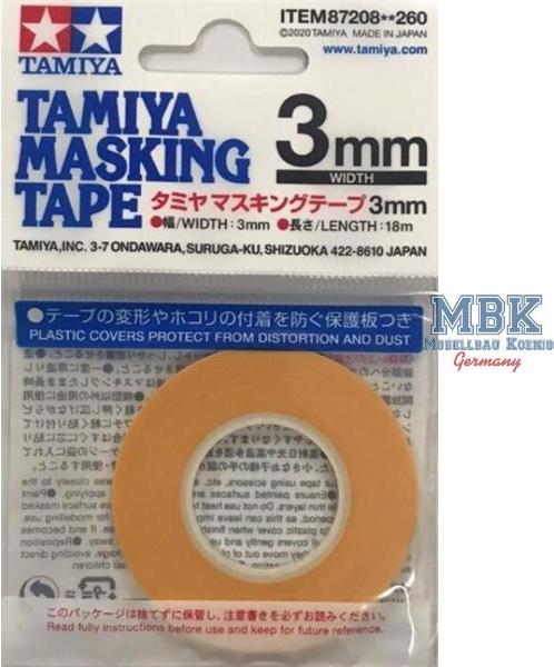 Tamiya 87208 - Masking Tape 3mm (18M) - Neu