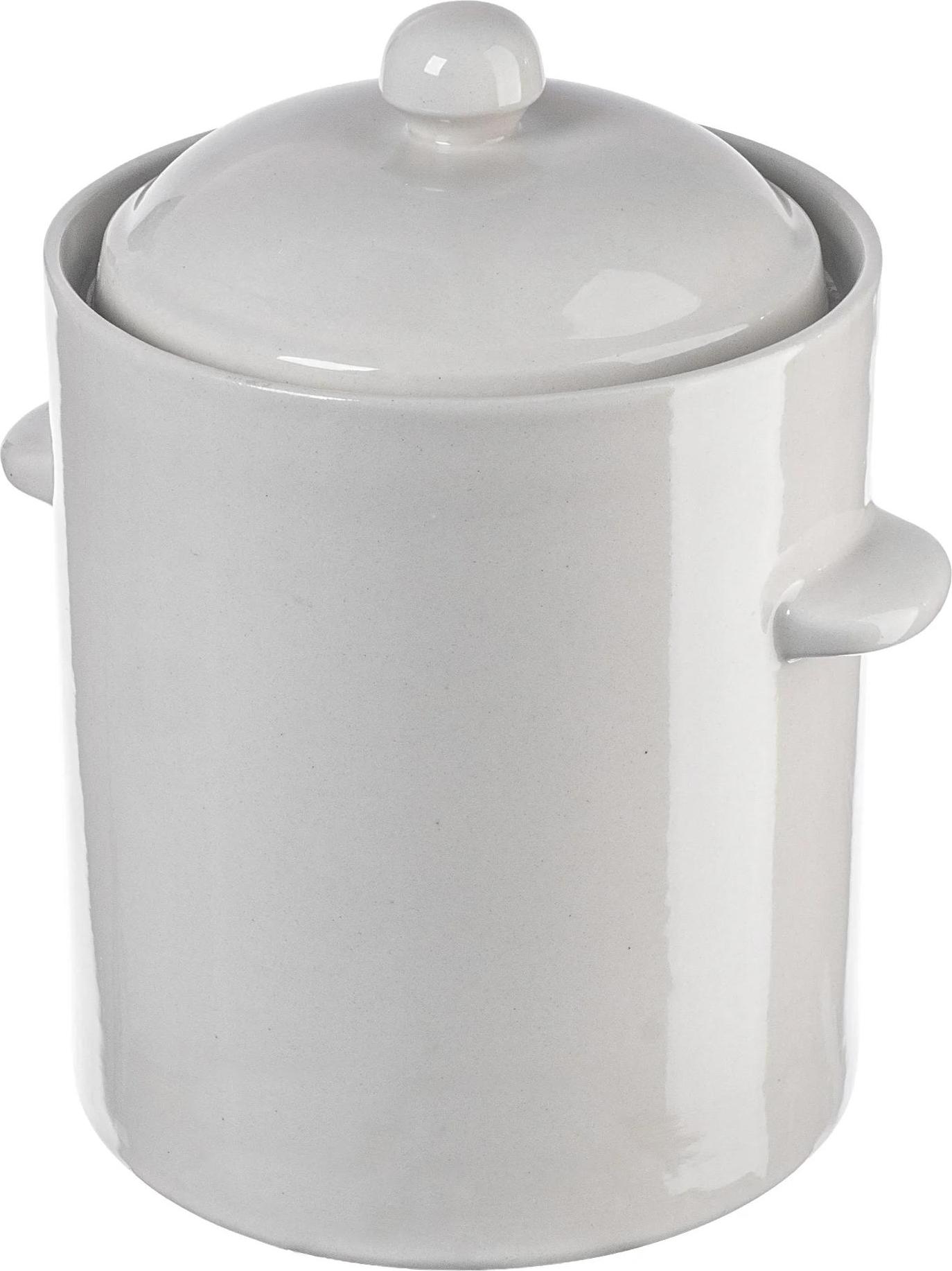 StarTech Gärtopf - Fermentiertopf - 2,5 l Volumen - Fassform - Zum Fermentieren und Einlegen - Braun