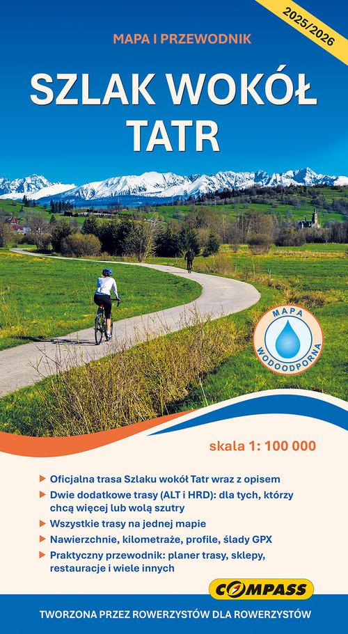 Brak danych Szlak Wokó Tatr mapa i przewodnik 1:100 000