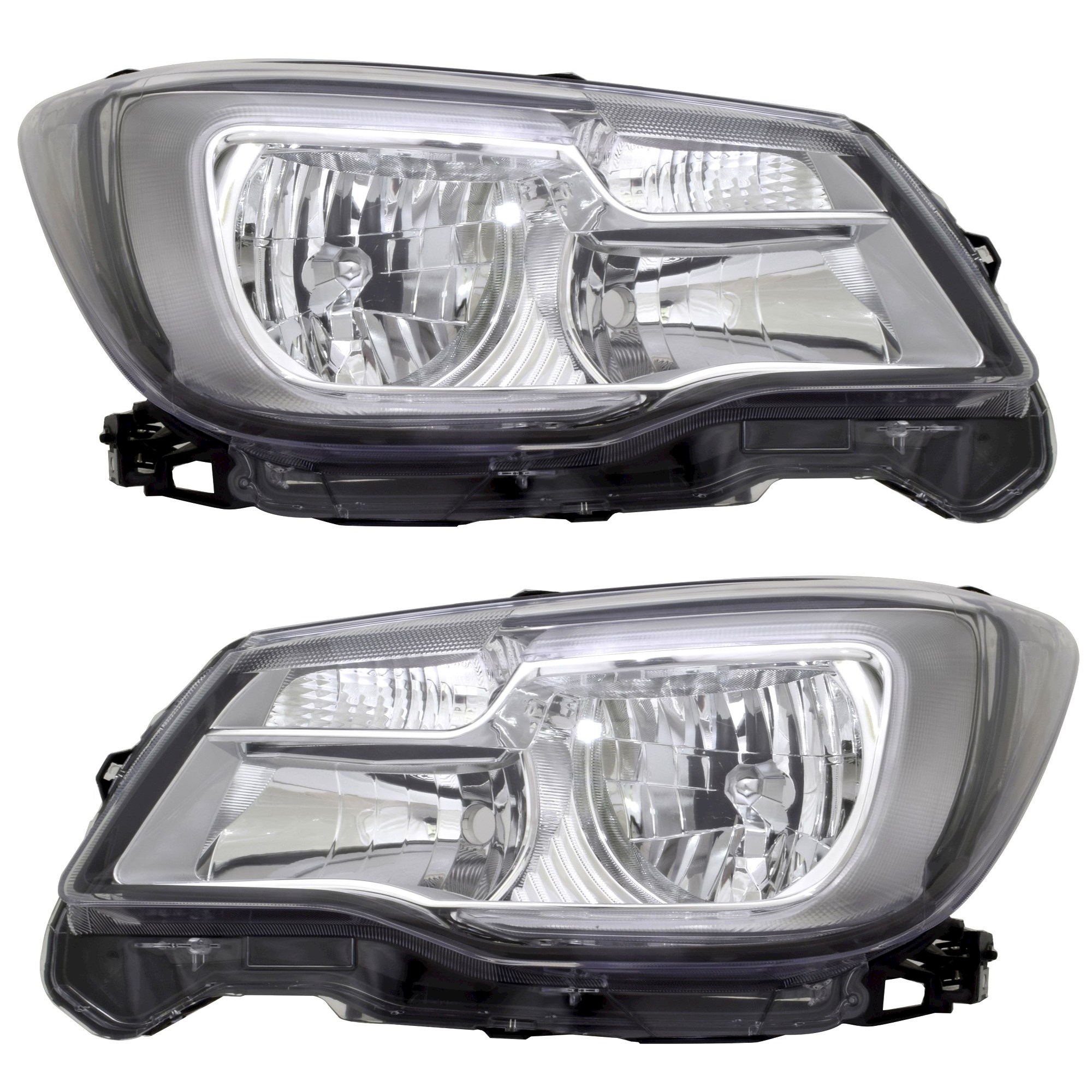 TYC Europe b.v. TYC Scheinwerfer Set für Subaru Forester SJ 2016- H11 HB3 Halogen LWR Stellmotor *20-16517-05-9+16518-05-9