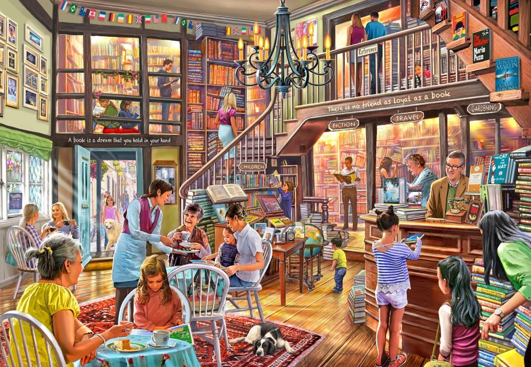 BLUEBIRD Puzzle Bookstore 1000 dks 90572