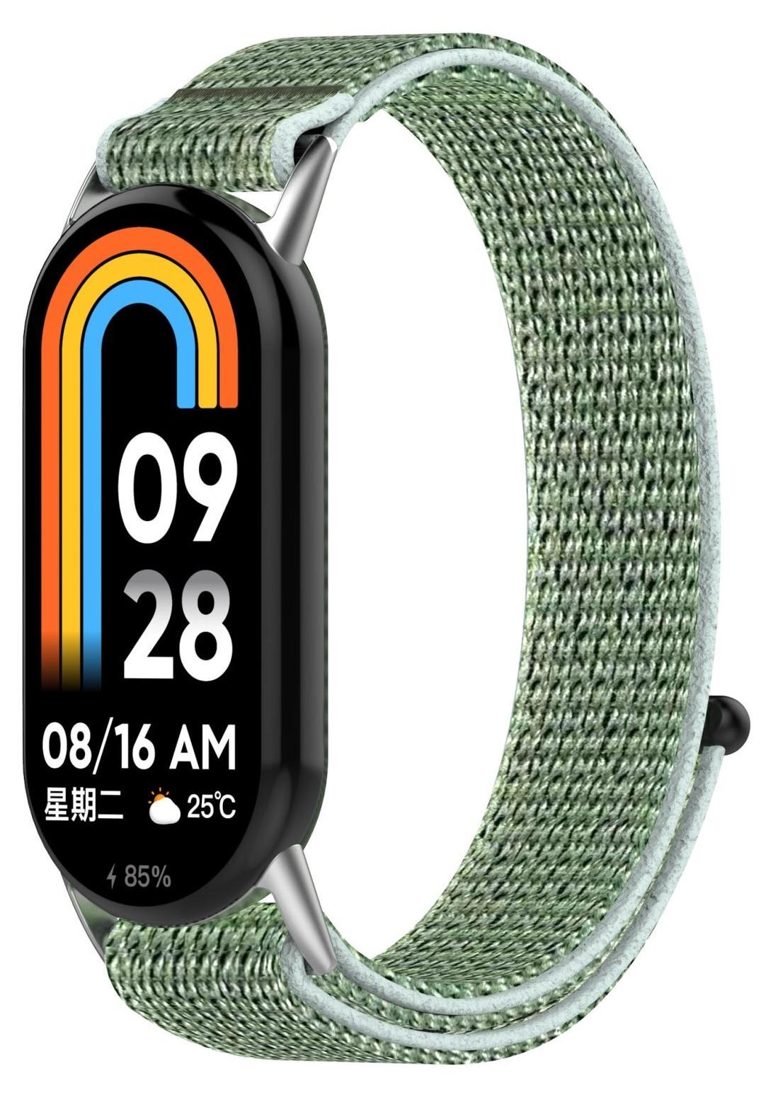 Pre Xiaomi Smart Band 10 / 9 / 9 NFC Elastický dizajn Nylonový pás na suchý zips M7