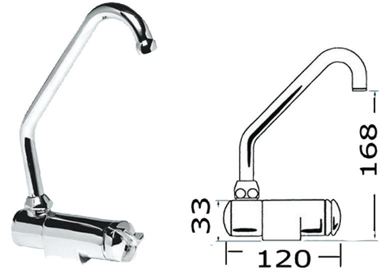 Star-Serie Wasserhahn - Osculati 17.049.00