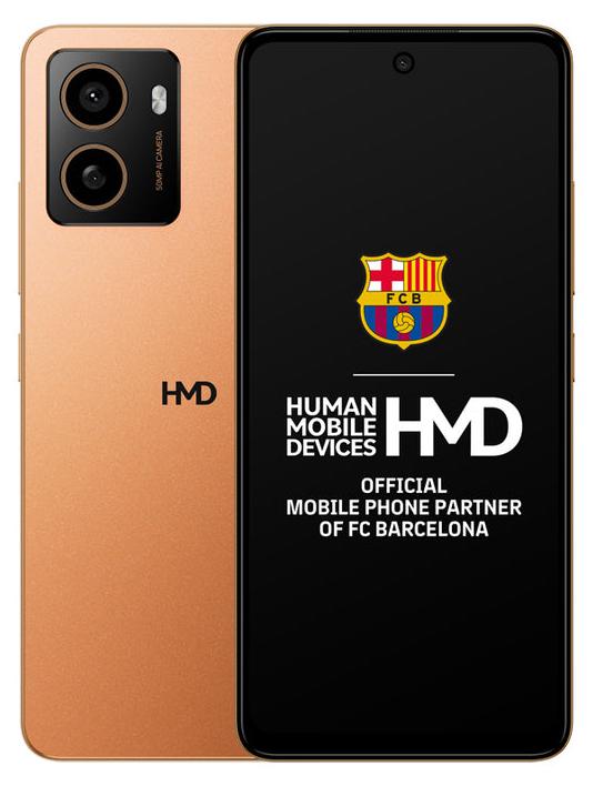 HMD Pulse+, 16,7 cm (6.56"), 4 GB, 128 GB, 50 MP, Android 14, Oranžová