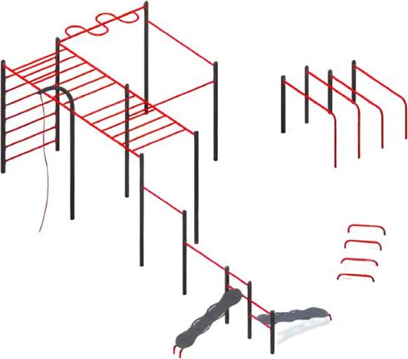 Klimmzugstangen StraßensportgeräteTurngeräte Hangelgeräte Fitnessstationen
