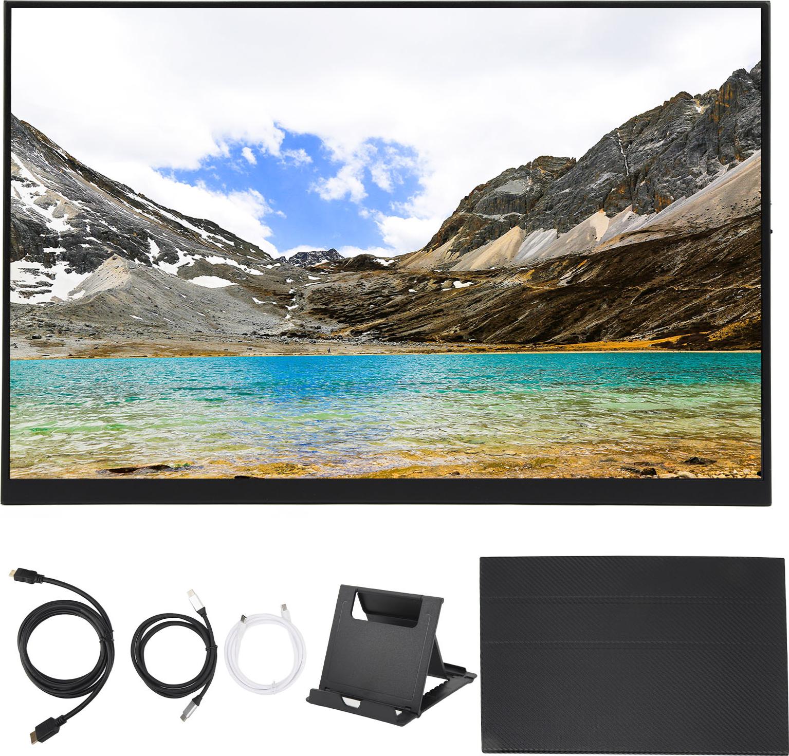 Prenosný 18-palcový 2,5K HD monitor IPS USB, počítačový displej typu C, HDR, ochrana očí, antireflexný povrch, externá obrazovka, 144 Hz