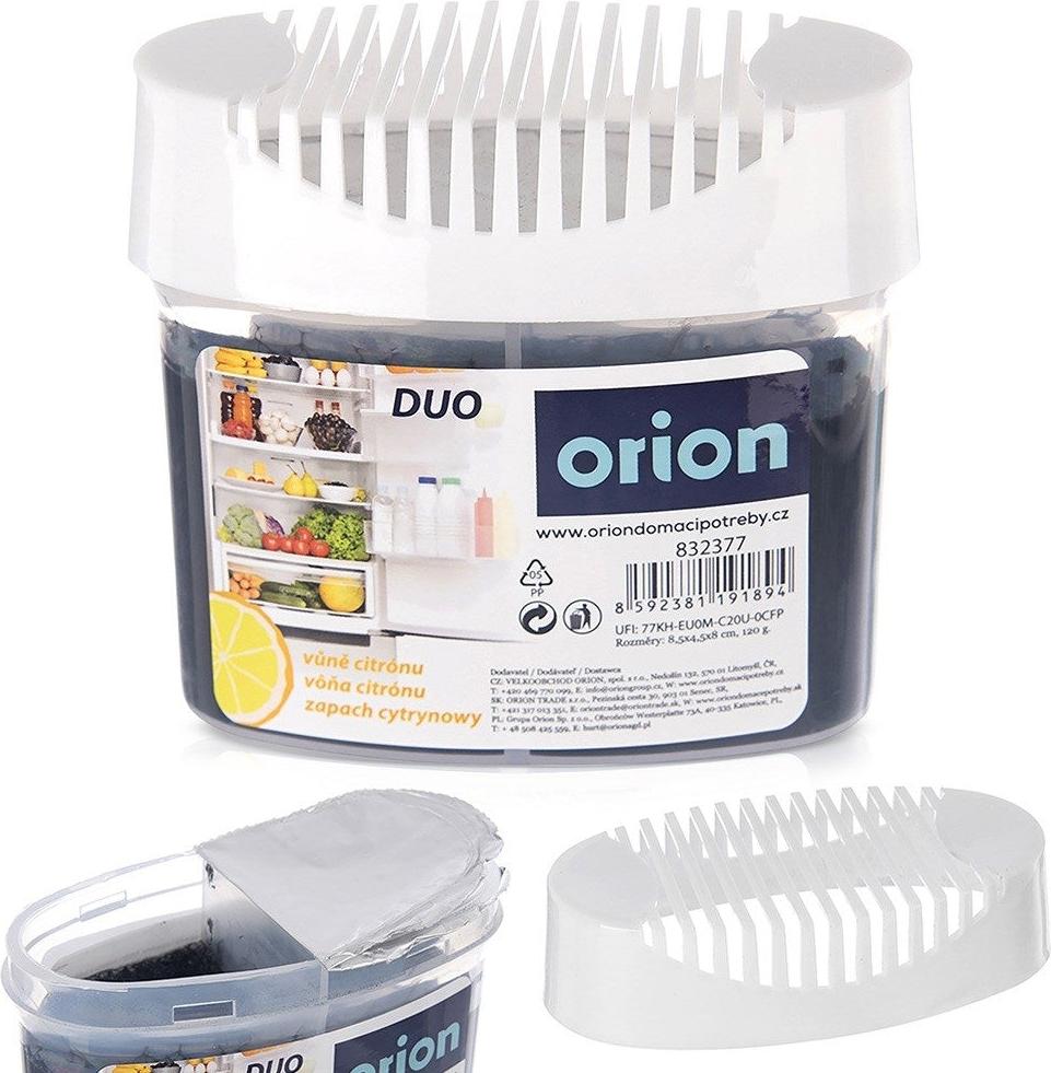 Orion Geruchsabsorber für Kühlschrank Duo Zitrone