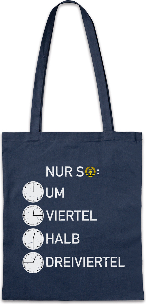 Eric Helmar Müller Urban Backwoods Uhrzeit Ost, Stofftasche, Farbe: Navy BG17531BL_2