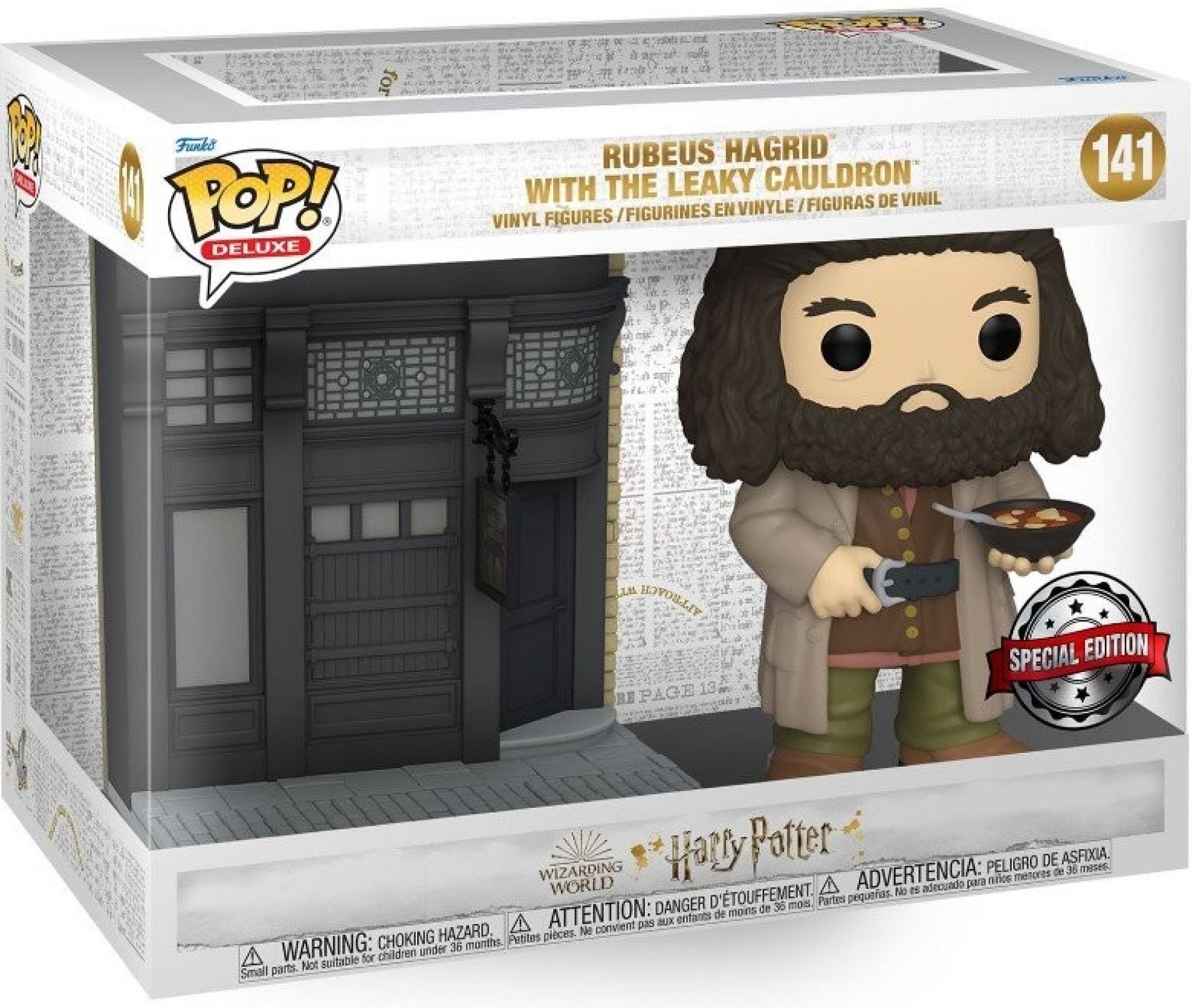 Funko POP Figur Harry Potter Diagon Alley Rubeus Hagrid Der undichte Kessel Exklusiv 58134