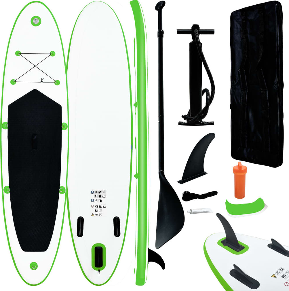 Nafukovací Stand up paddleboard, zeleno biely