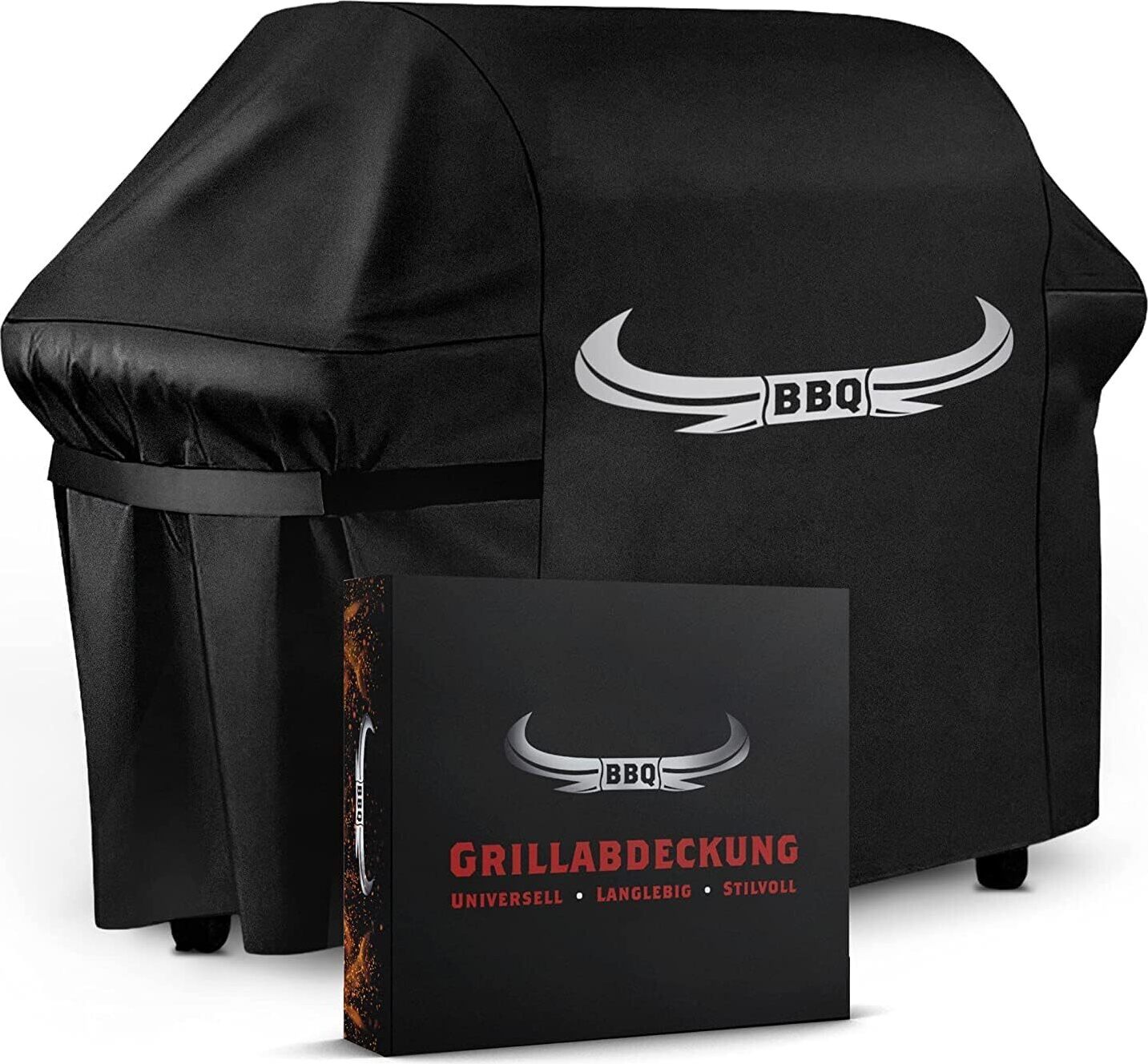 Amandi BBQ – Grillabdeckung [122 cm x 61 cm x 147 cm] – Innovative Grillabdeckung – Wetterfeste und wasserdichte Grillabdeckung [100%] BL001