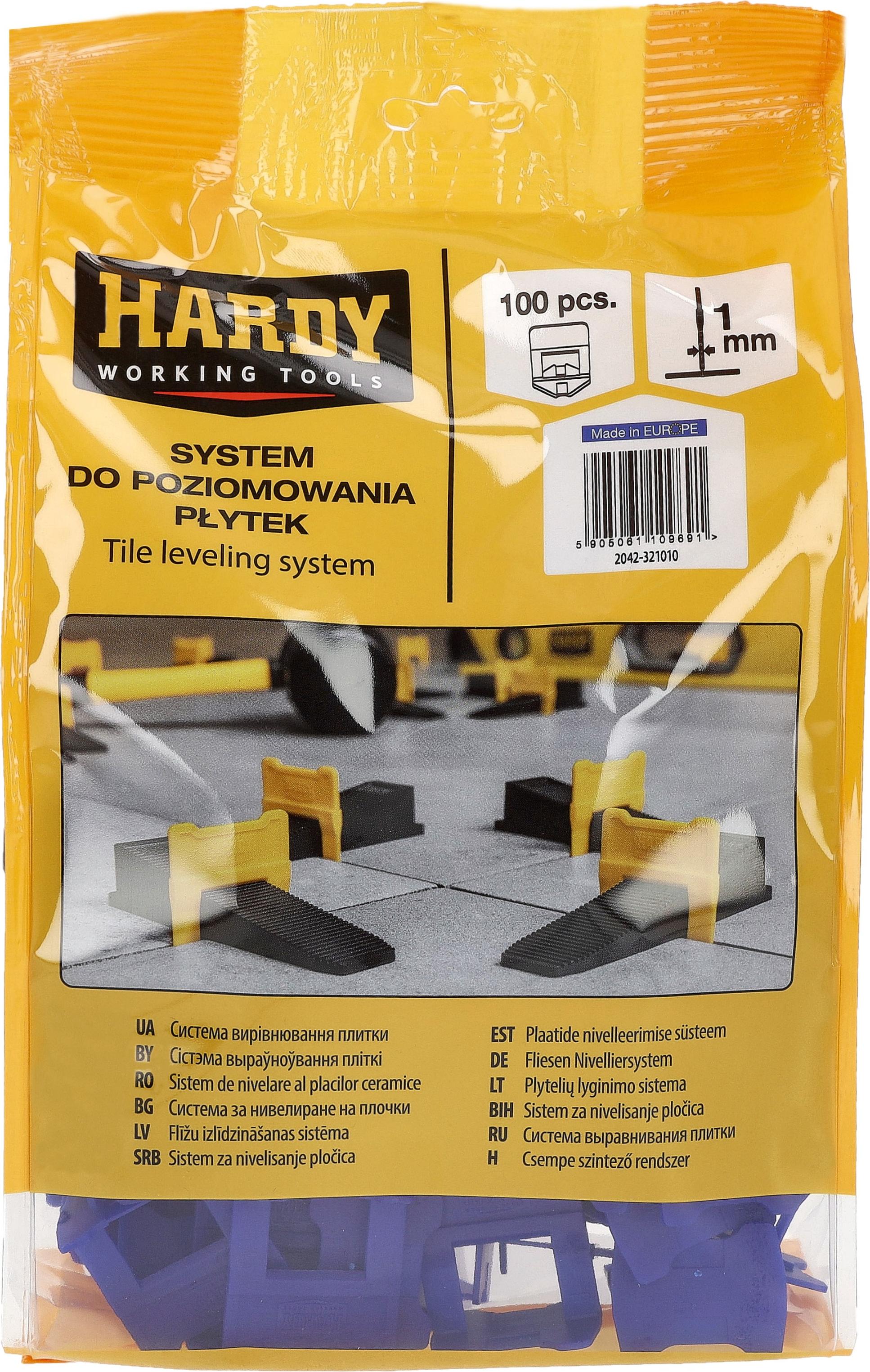 KAEM Hardy Nivelliersystem-Clips 1 mm, 100 Stück