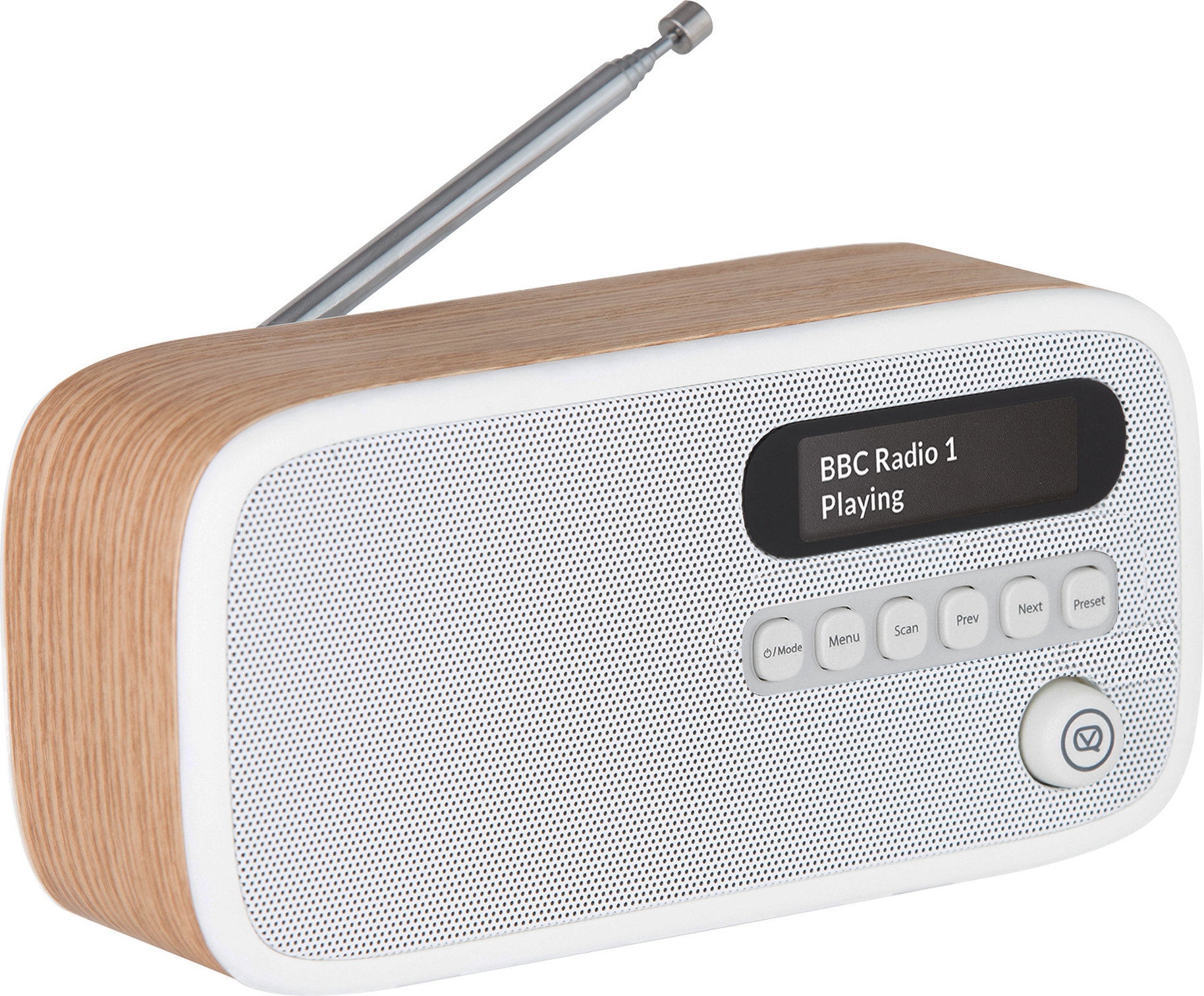 VQ - Radios - Kuechenradios - Eiche Dexter DAB/DAB+ Digital & FM Radio mit Bluetooth VQDEXTEROK