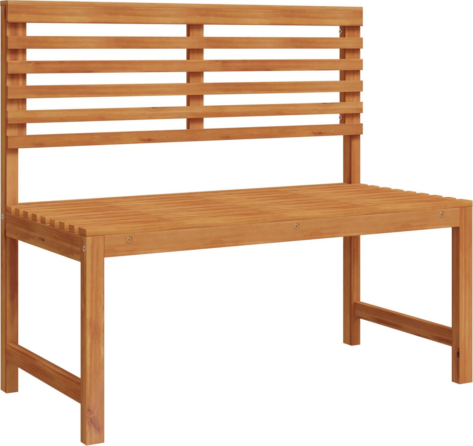 Gartenbank 100x50x91 cm Solides Akazienholz, Gartensofas DesignMöbel Neu