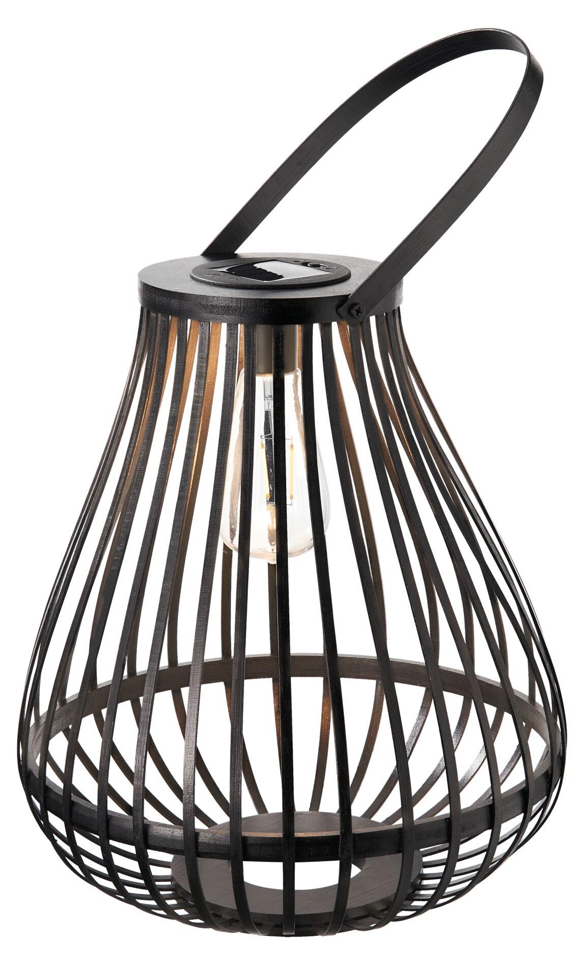 Pauleen Solarlaterne Sunshine Spark IP44 2700K 7lm Schwarz 48345