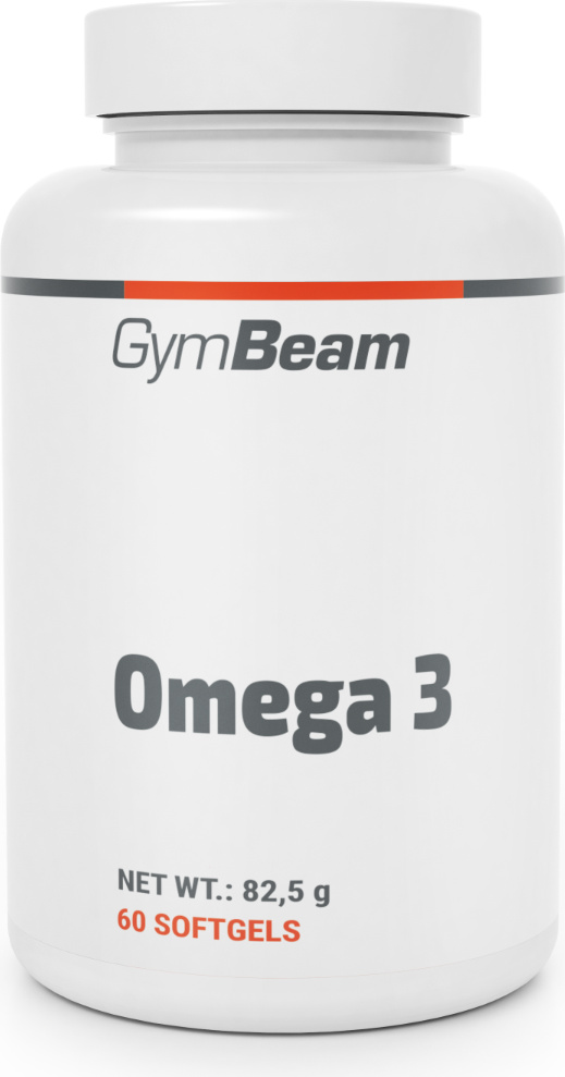 GymBeam Omega 3 Kapseln - 2000 mg pro Tagesdosis, Hochdosiert mit 18% EPA und 12% DHA, Omega-3-Fischl-Tabletten angereichert mit Vitamin E, untersttzen Immunsystem und Herz-Kreislauf-System 5585-1-60caps
