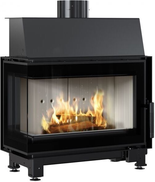 Oceľový krb s samoliečením jednoduchého ľavého 6 kW Ø 150
