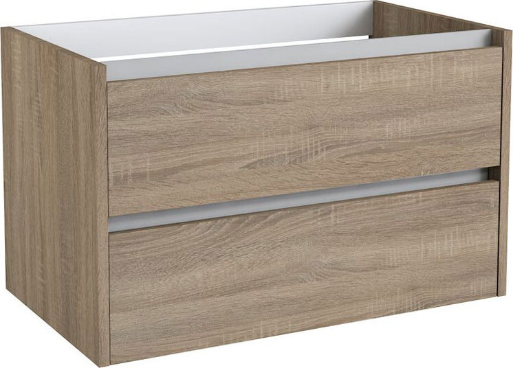Steiner Shopping Waschtischunterschrank Kolkata 56, Farbe: Eiche – 50 x 80 x 46 cm (H x B x T)