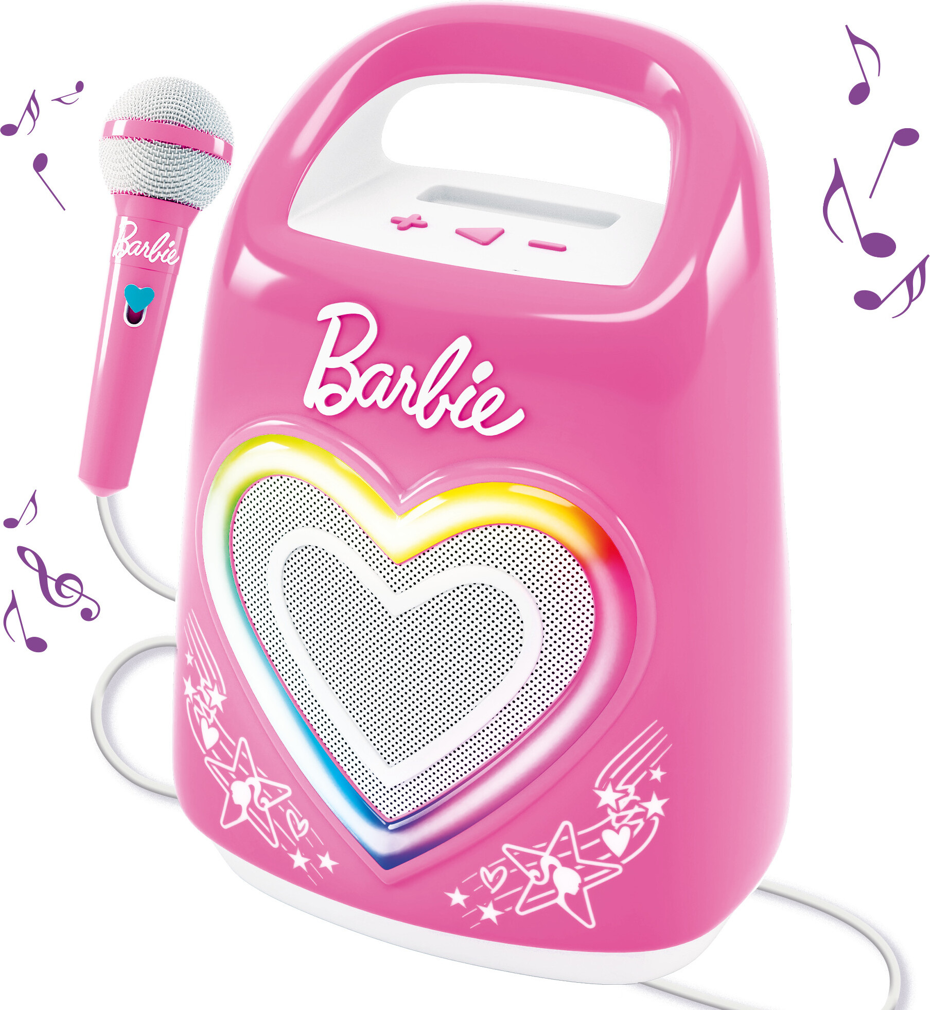 Lisciani 104475 - Barbie Party Maker Reproduktor a mikrofón Karaoke Bluetooth Tanečná párty