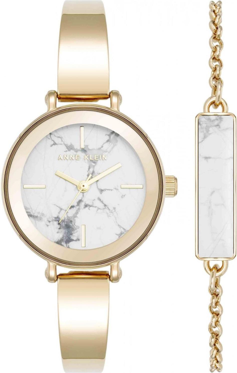 Anne Klein AK-5116HLST zlaté hodinky