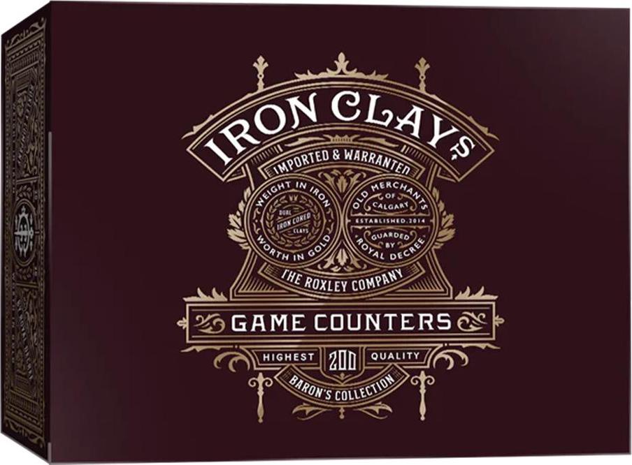 Roxley Games Iron Clays 200 - Brettspiel Zubehör - ENG Edition ROX-505