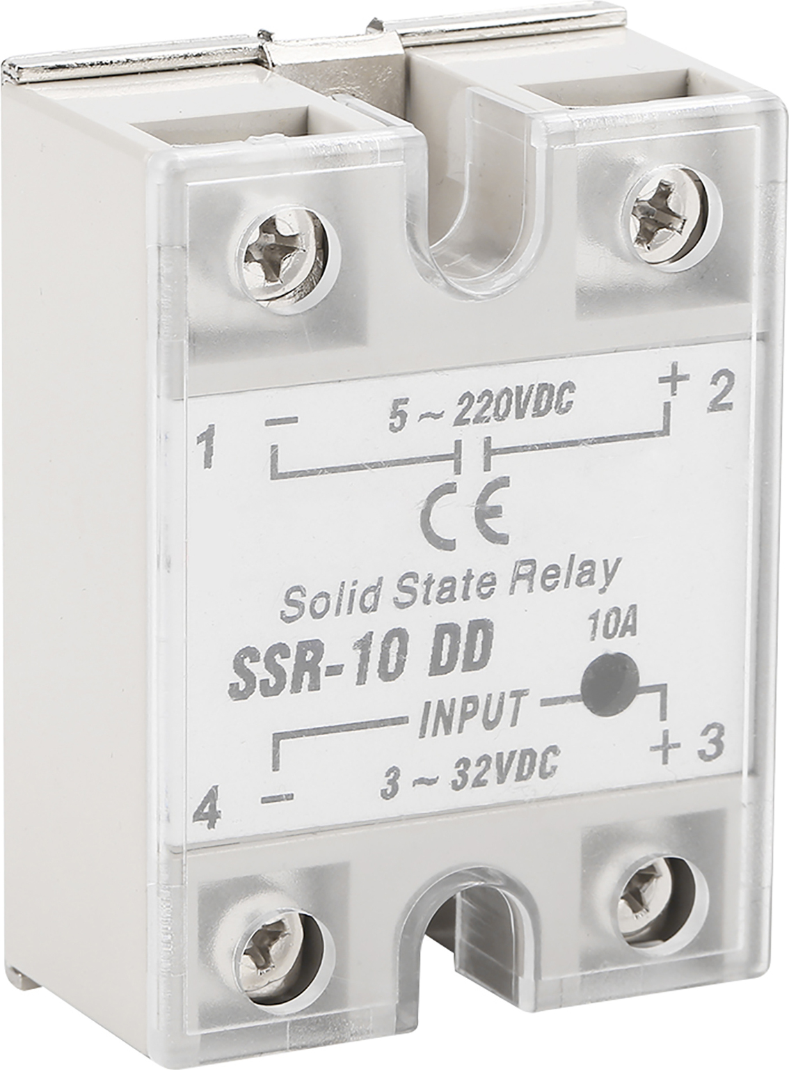 Gistuch SSR-10 DD 10A 5-220VDC Halbleiterrelais für industrielle Automatisierungsprozesse