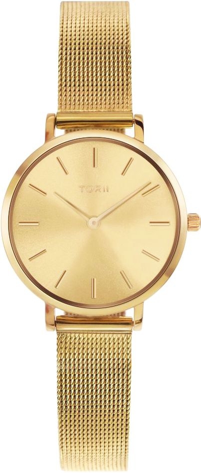 Damenuhr TORII G28GS.GG, gold, klassischer Modestil.