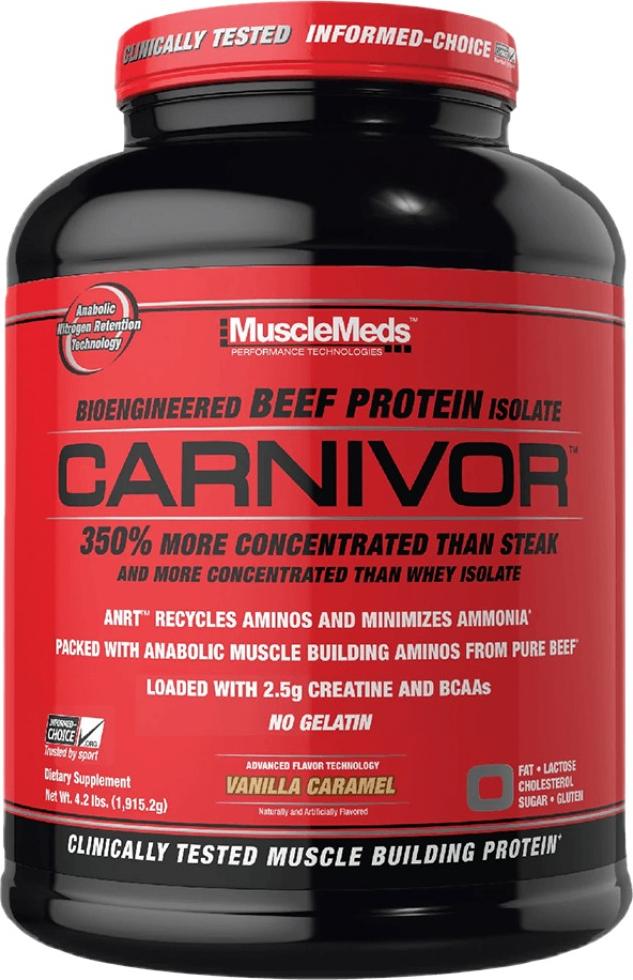 MuscleMeds Carnivor Vanille-Karamell-Geschmack 1915 g 13131