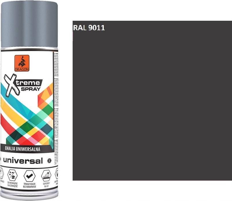 Selgros Acryllack-Spray, schwarz matt, 400 ml