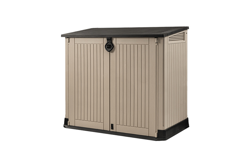 KETER 249229 Vonkajší prístrešok SIO Midi 130x74x110 cm a 1,7m2 - hnedý