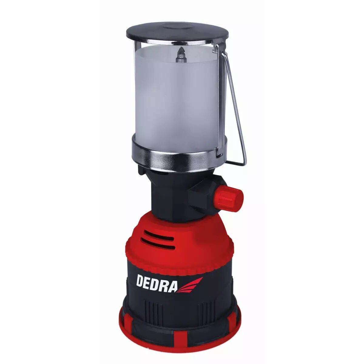 Camping-Gaslampe, Tourist, Dedra, Edelstahl, piezoelektrische Zündung, 80 W ARC-31A005