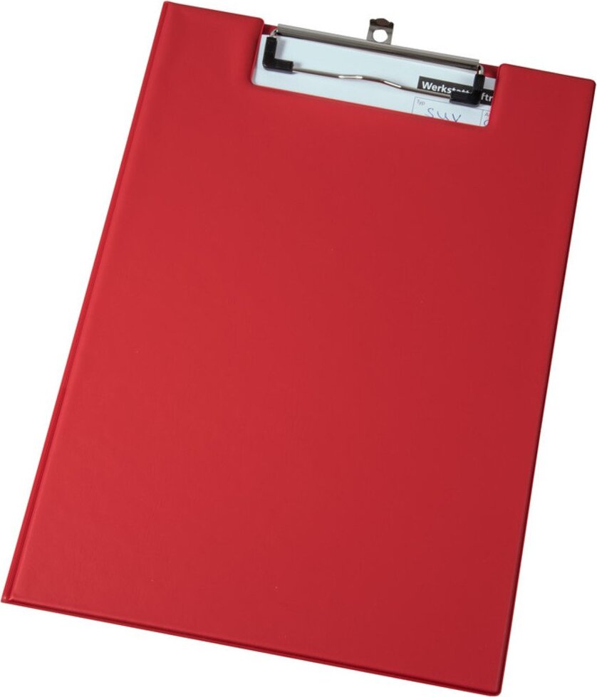 Eichner PVC-Klemm-Mappe A4 rot, unbedruckt 12 Stk 9015-00471