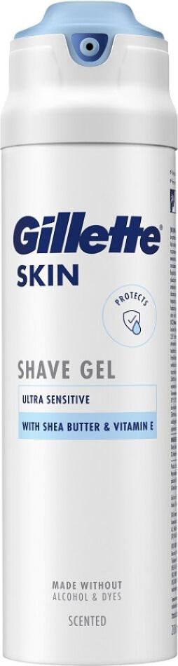 Gillette Skin Ultra Sensitive Rasiergel 200 ml Ultra Sensitiv e (Shave Gel)