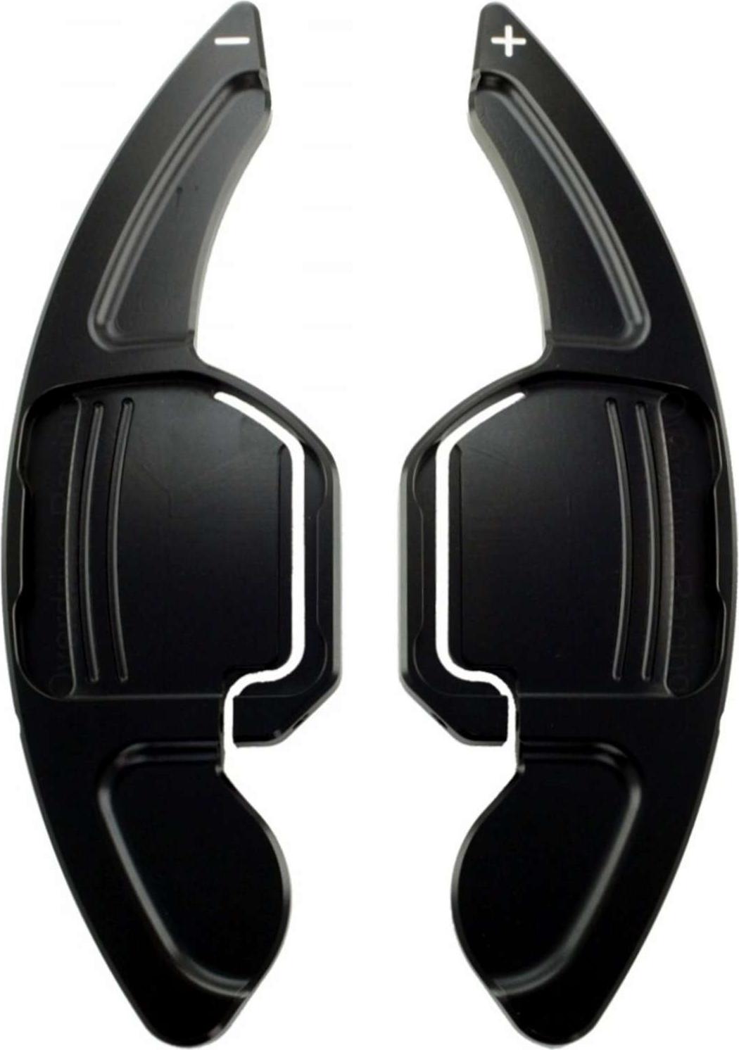 Overdrive Racing Overdrive-Racing Schaltwippen für Audi A1 A3 S3 A4 S4 RS4 A5 S5 RS5 A6 A6 S6 RS6 A7 S7 RS7 A8 S8 Q3 Q5 SQ5 Q7 DSG S-Tronic Typ-A Schwarz Alu