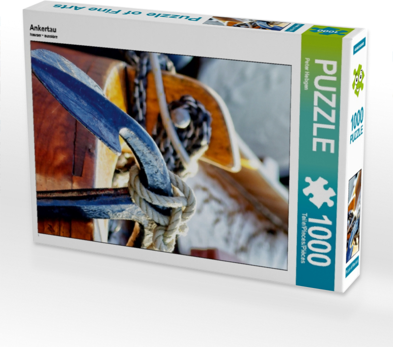Calvendo Ankertau 1000 Teile Puzzle hoch 480x640mm, Hebgen Peter; 7321214