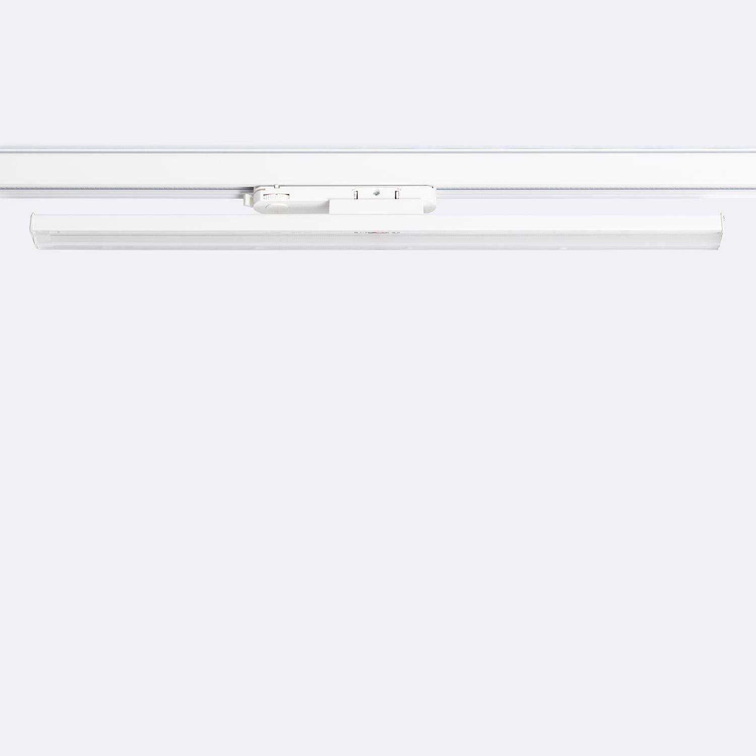 LEDKIA 3-Phasenstromschiene LED-Strahler 30W 2CCT Wählbar Davis doppelsymmetrische Linse Weiß