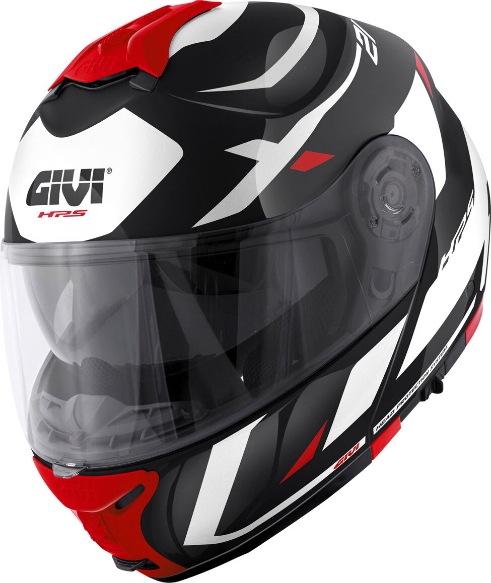 Modular Helm GIVI X21 EVO Number Schwarz Wei? Rot größe S HX21RNBBR56