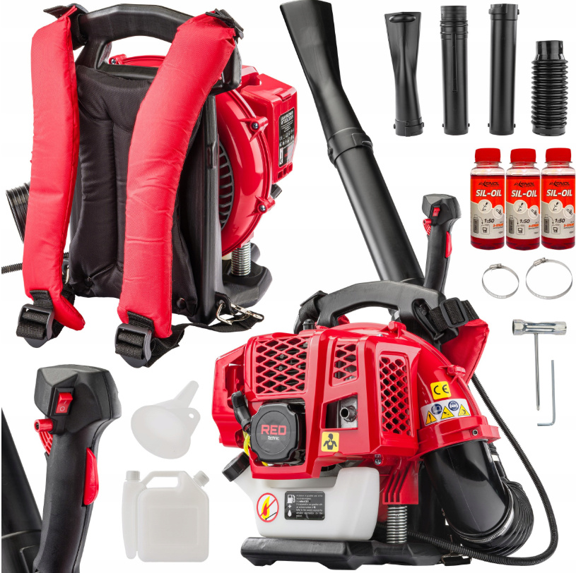 POWERMAT RTODL0059 Benzin-Laubbläser 3,8HP