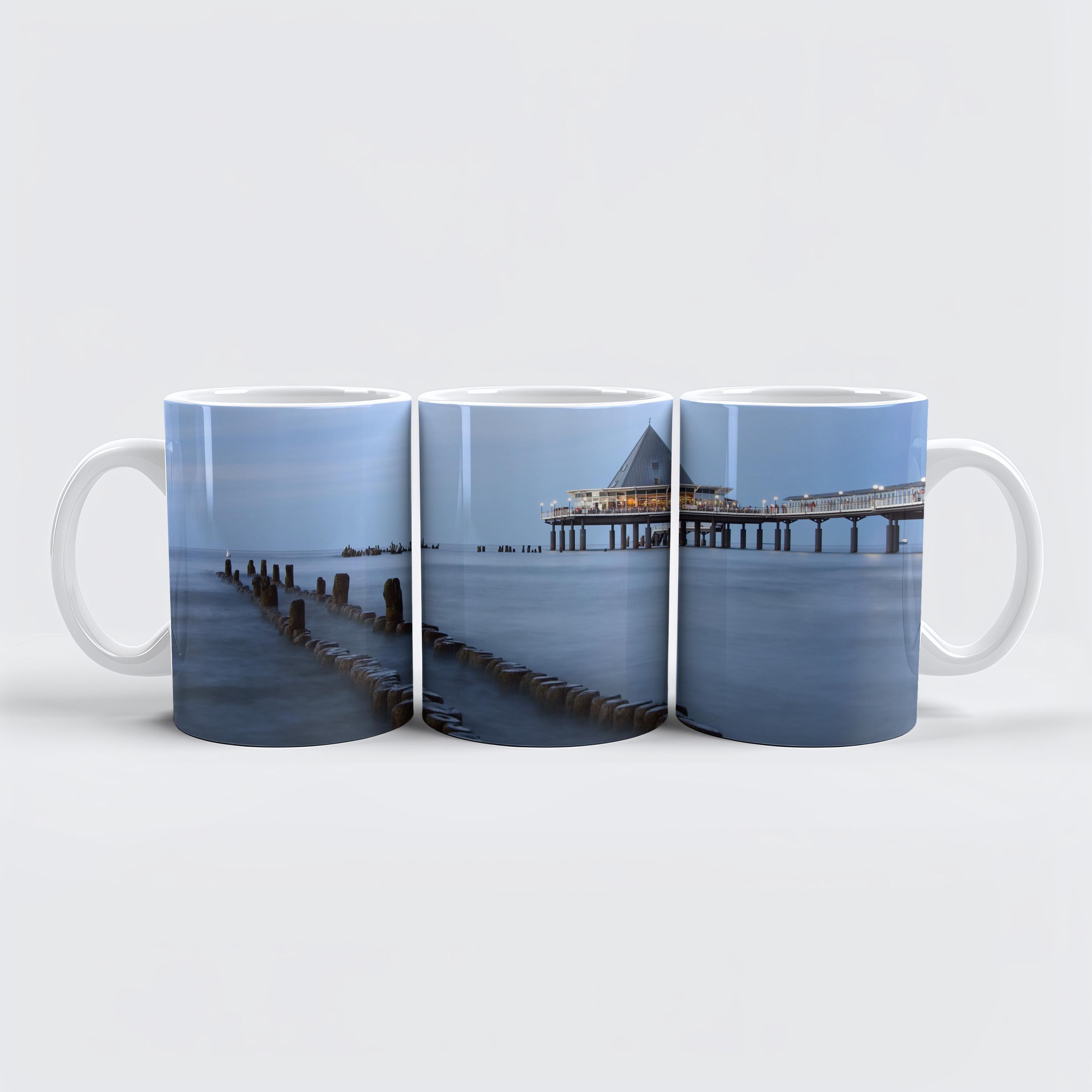 raxxa Premium-Tasse "Seebrücke Herningsdorf" 1-14518-17945-331