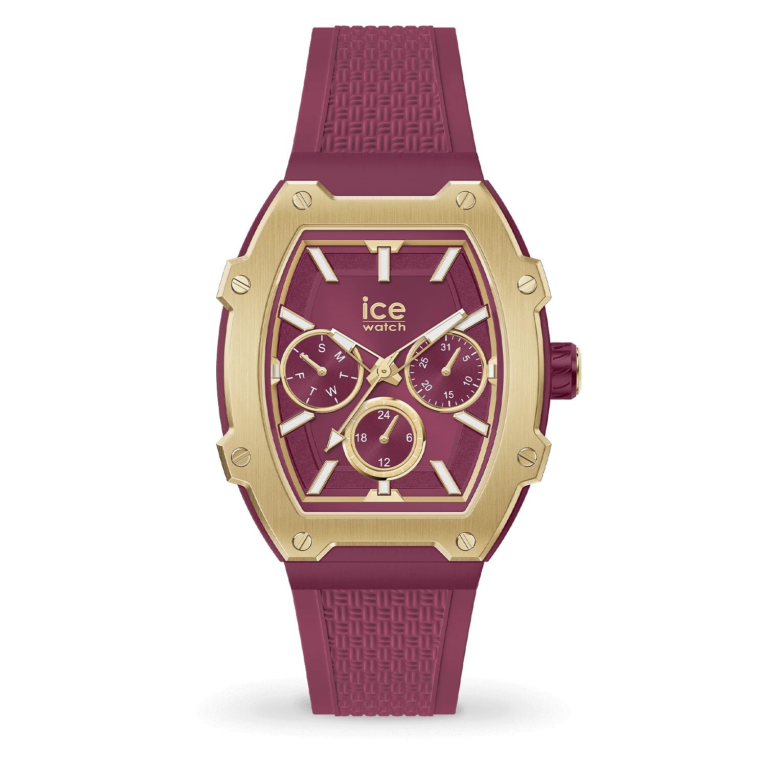 Dámske hodinky Ice Watch Multi Dial 'Ice Boliday - Gold Burgundy' (malé) 022868