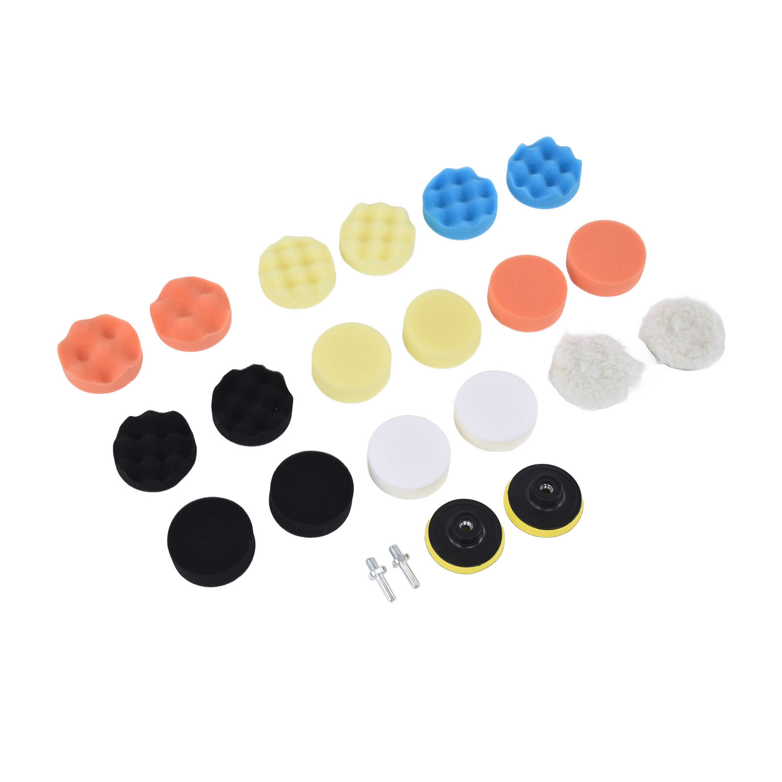 Cocosity Schwabbelpads,Bohrer Polieren Kit,Auto Polierer Pads Kit,Auto-Puffer-Pad,Polierer-Aufsatz,Polieren Pad Kit