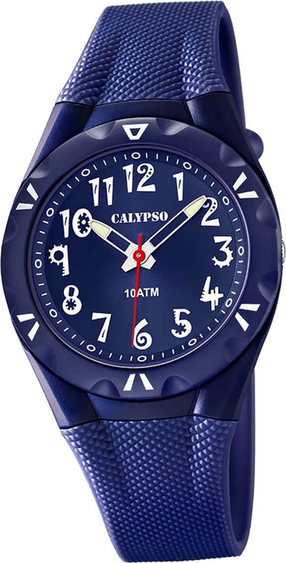 Calypso plastovéPolyuretándámske hodinky K6064/3 náramkové hodinky Dark Blue Analogico D2UK6064/3