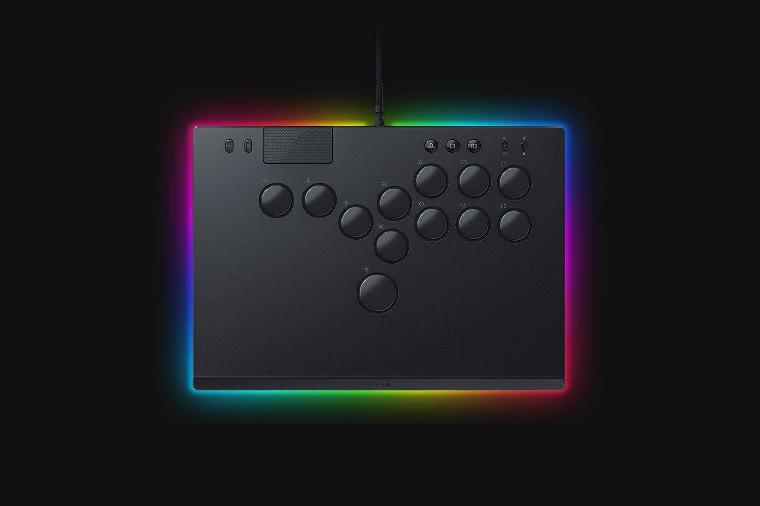Razer Kitsune, Špeciálny, PC, PlayStation 5, Multi, Kábel, USB, Čierna