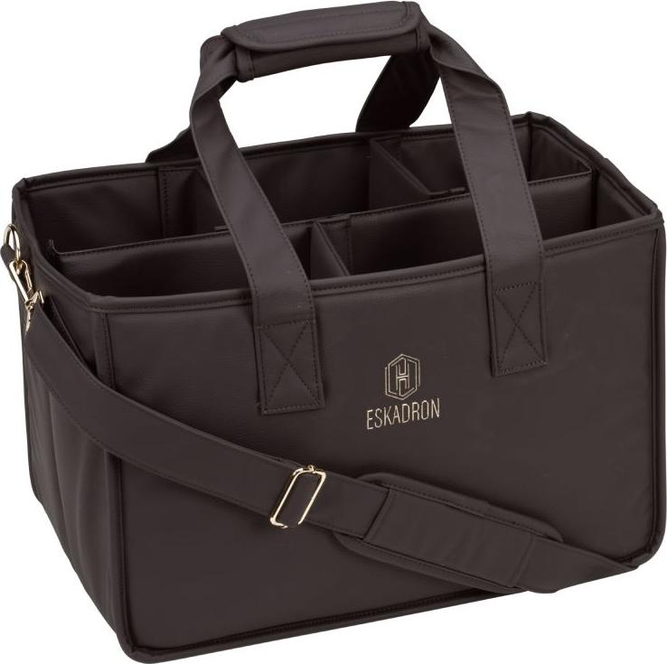 Eskadron Pflegetasche FAUX LEATHER black truffle Heritage HW 25/26, Größe:Stück Es25_HW_207