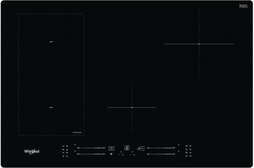 Whirlpool WL S3777 NE, Čierna, Vstavaný, 77 cm, Indukčná varná doska so zónami, Sklokeramická, 4 zone(s)