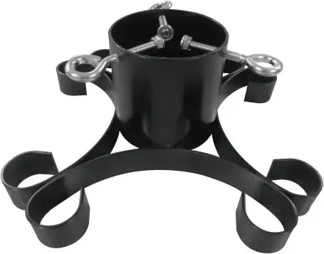 Starbover, supporto per albero di Natale artificiale, supporto in metallo per alberi di Natale per tronchi da 1,9 cm a 3,2 cm, supporto per albero di