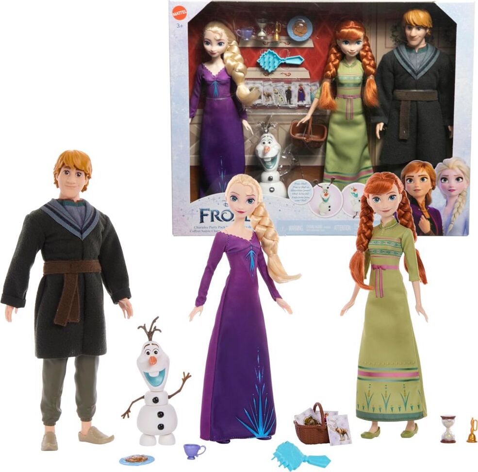 Puppen Elsa, Anna, Kristoff & Olaf | Disney Eiskönigin Frozen | Mattel HLW59