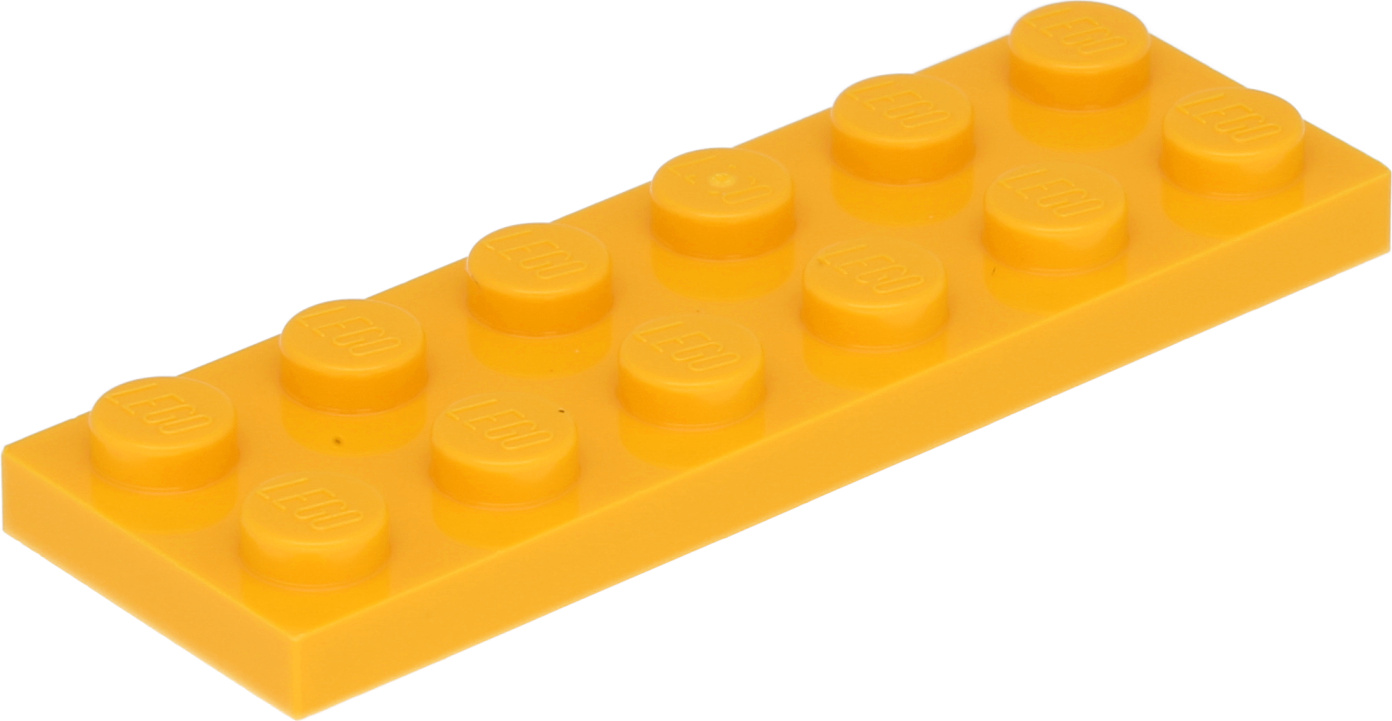 Lego® 2x6 Platte 3795 - 250 Stück Helles Hellorange 3795-250-Helles Hellorange-149
